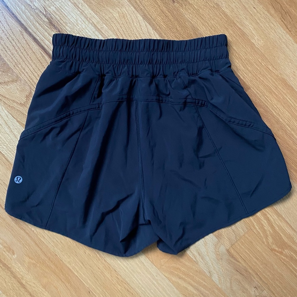 lululemon athletica NWOT Track That Short Black Athletic Shorts 5” - Picture 6 of 13